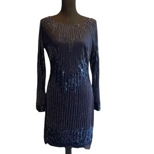 NWOT Adrianna Papell beaded and sequined dress